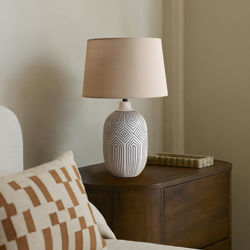 Oryza Geometric Table Lamp-DWHOME