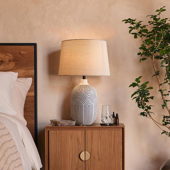 Oryza Geometric Table Lamp-DWHOME