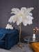 Ostrich Feather Brass Floor Lamp - DWHOME