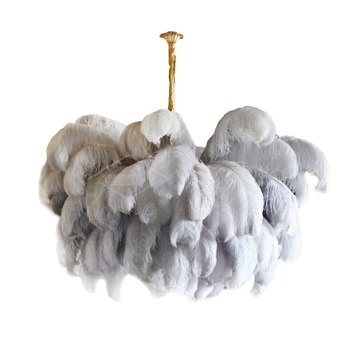 Ostrich Feather Chandelier - DWHOME