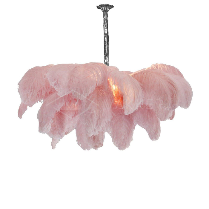 Ostrich Feather Chandelier - DWHOME