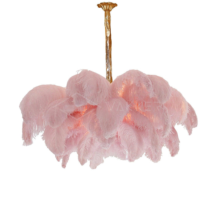 Ostrich Feather Chandelier - DWHOME