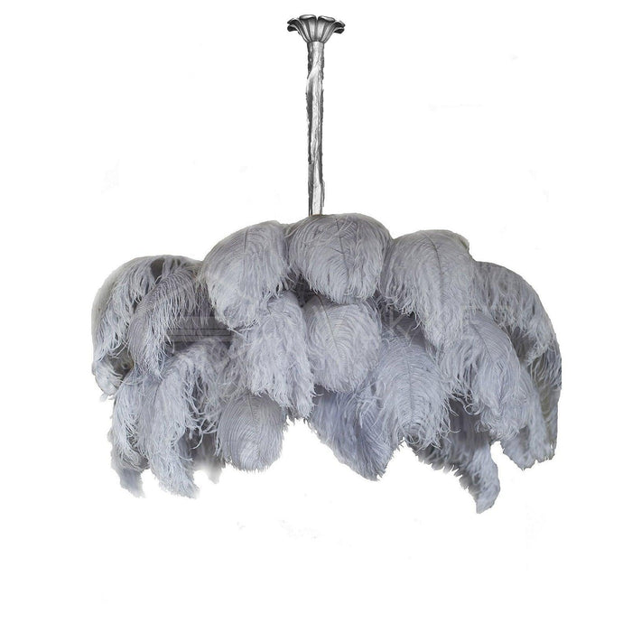 Ostrich Feather Chandelier - DWHOME