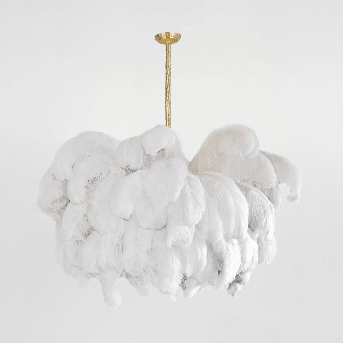 Ostrich Feather Chandelier - DWHOME