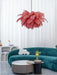 Ostrich Feather Chandelier - DWHOME