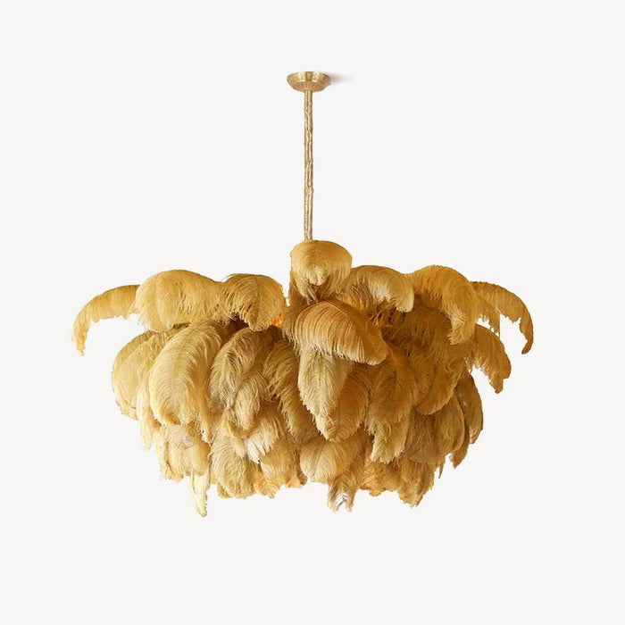 Ostrich Feather Chandelier - DWHOME