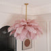 Ostrich Feather Chandelier - DWHOME