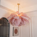 Ostrich Feather Chandelier.