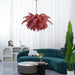 Ostrich Feather Chandelier - DWHOME