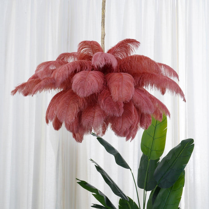 Ostrich Feather Chandelier - DWHOME