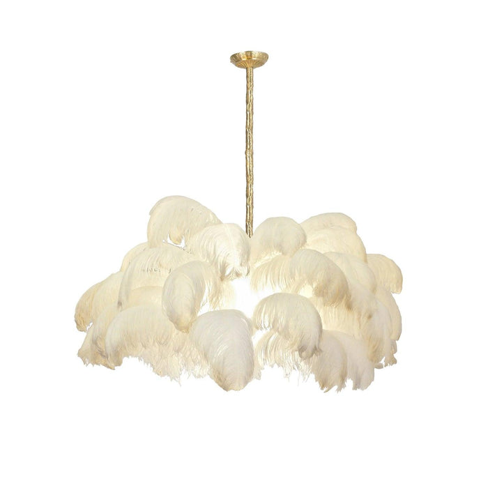 Ostrich Feather Chandelier - DWHOME