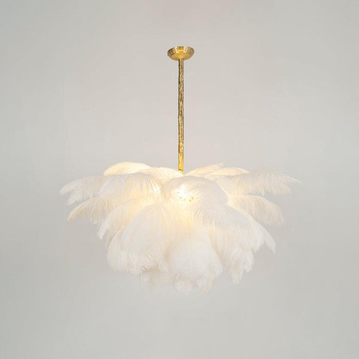 Ostrich Feather Chandelier - DWHOME