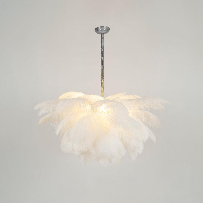 Ostrich Feather Chandelier - DWHOME