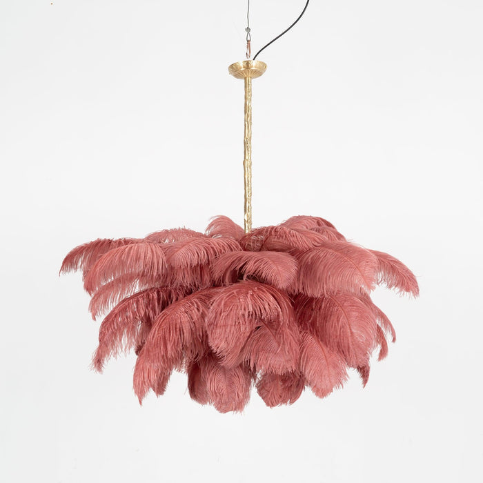 Ostrich Feather Chandelier - DWHOME