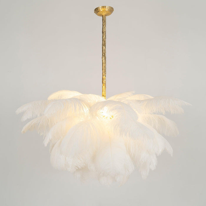 Ostrich Feather Chandelier - DWHOME