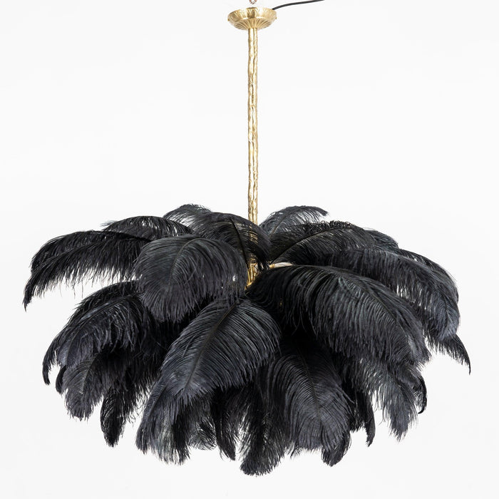 Ostrich Feather Chandelier - DWHOME