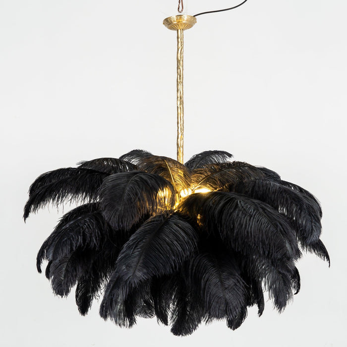 Ostrich Feather Chandelier - DWHOME