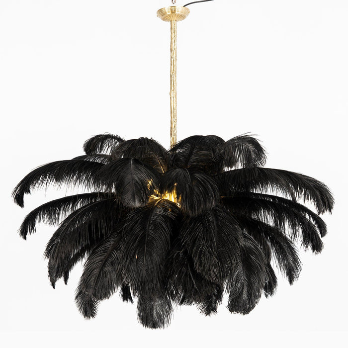 Ostrich Feather Chandelier - DWHOME