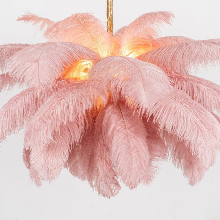 Ostrich Feather Chandelier - DWHOME