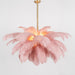 Ostrich Feather Chandelier - DWHOME