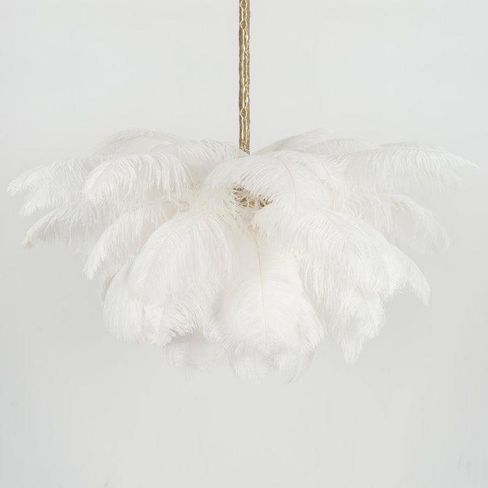 Ostrich Feather Chandelier - DWHOME