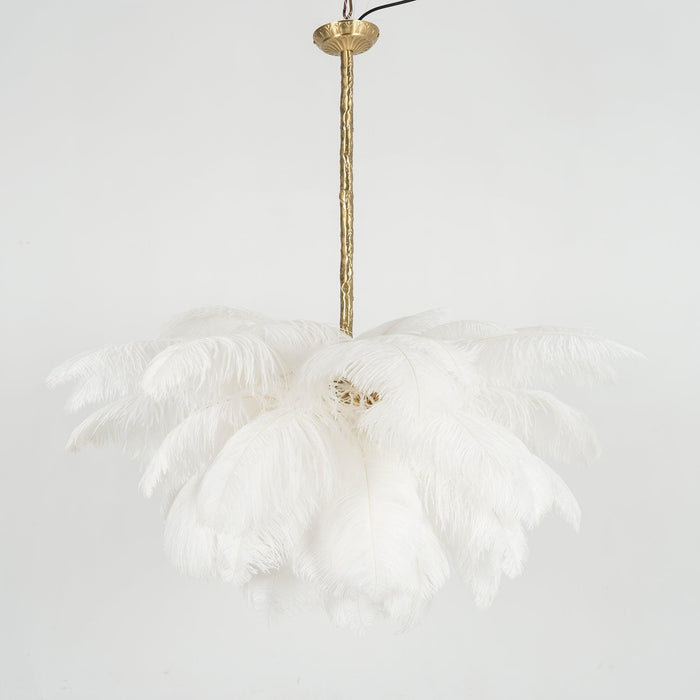 Ostrich Feather Chandelier - DWHOME