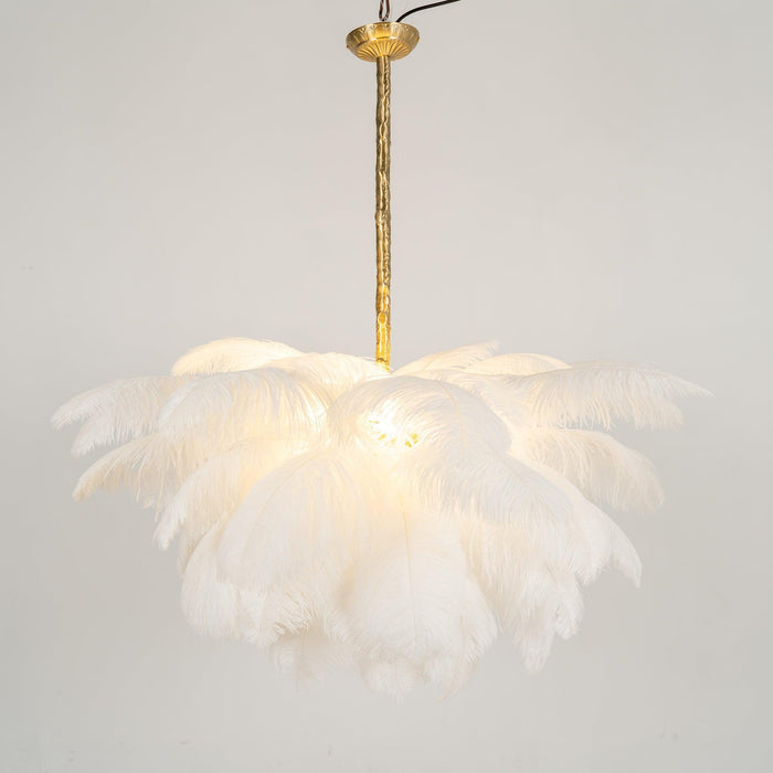 Ostrich Feather Chandelier - DWHOME