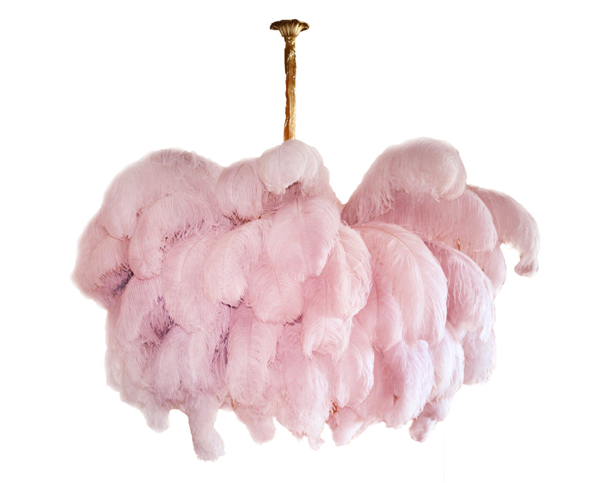 Ostrich Feather Chandelier - DWHOME