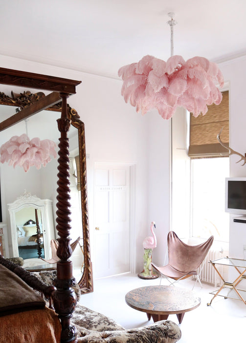 Ostrich Feather Chandelier - DWHOME