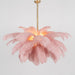 Ostrich Feather Chandelier - DWHOME