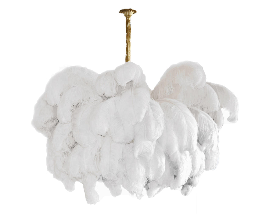 Ostrich Feather Chandelier - DWHOME