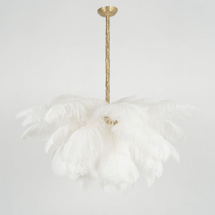 Ostrich Feather Chandelier - DWHOME