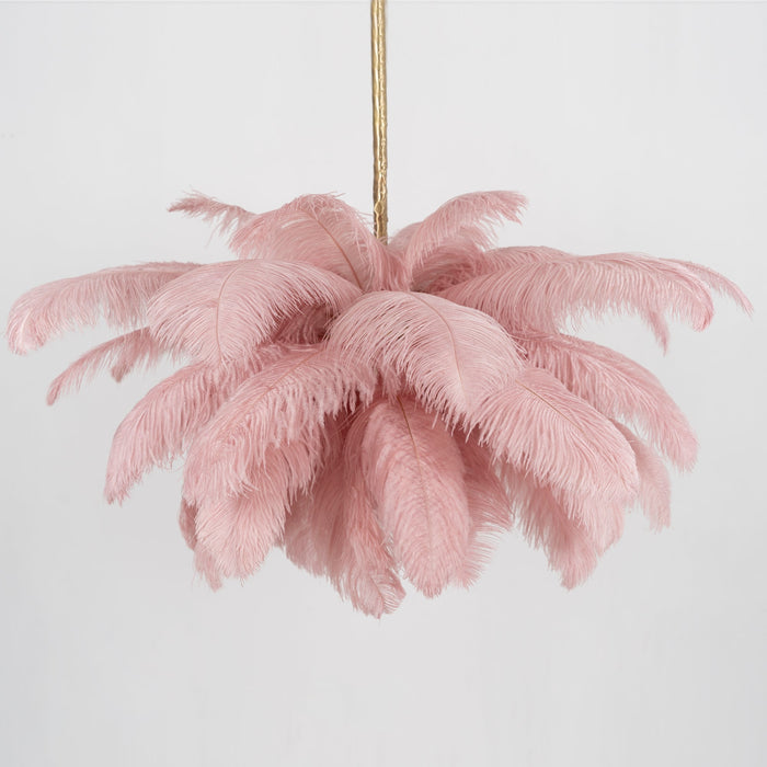 Ostrich Feather Chandelier