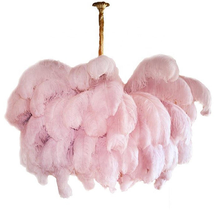 Ostrich Feather Chandelier - DWHOME