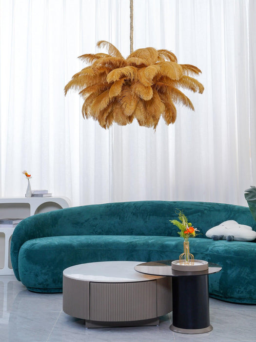 Ostrich Feather Chandelier - DWHOME