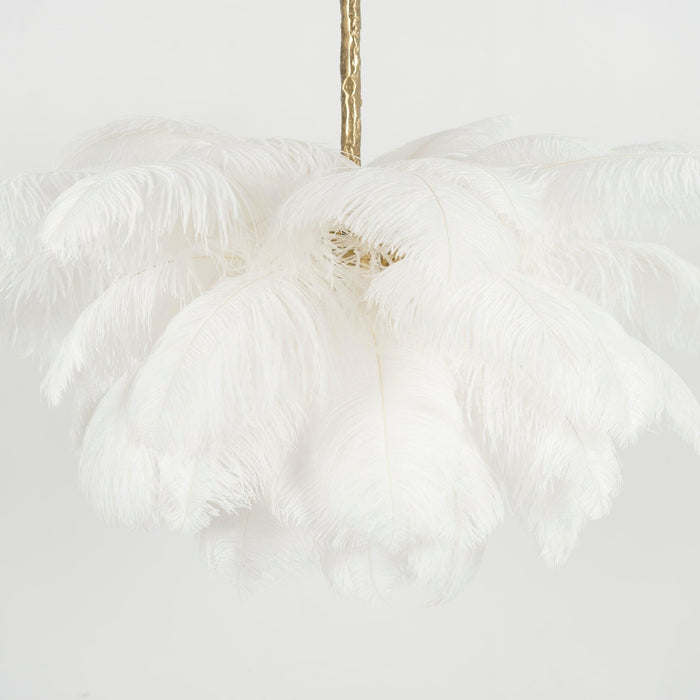 Ostrich Feather Chandelier - DWHOME