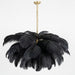 Ostrich Feather Chandelier - DWHOME