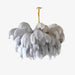 Ostrich Feather Chandelier - DWHOME