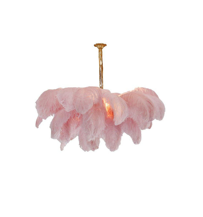 Ostrich Feather Chandelier - DWHOME