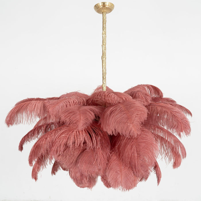 Ostrich Feather Chandelier - DWHOME