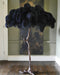 Ostrich Feather Brass Floor Lamp - DWHOME