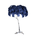 Ostrich Feather Brass Floor Lamp-DWHOME
