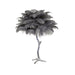 Ostrich Feather Table Lamp-DWHOME