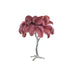 Ostrich Feather Table Lamp-DWHOME