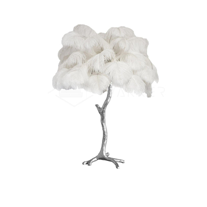 Ostrich Feather Table Lamp - Vakkerlight