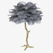 Ostrich Feather Table Lamp-DWHOME