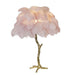 Ostrich Feather Table Lamp - Vakkerlight