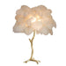 Ostrich Feather Table Lamp - Vakkerlight