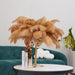 Ostrich Feather Table Lamp.