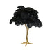 Ostrich Feather Table Lamp-DWHOME